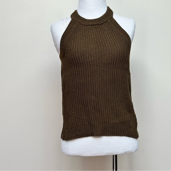 Madewell Valley Sweater Tank olive green size XXS - Picture 5 of 11